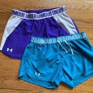 LOT- 2 Under Armour Shorts- Small